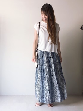 Bou Jeloudさん（レディース・162cm）の夏コーディネート