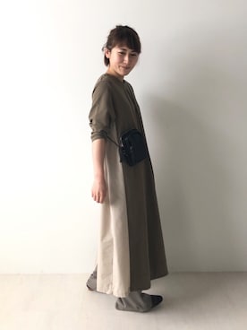 「アイテム（ボディバッグ/ウエストポーチ）」を使った、Bou Jeloudさん（レディース・154cm）の夏コーディネート