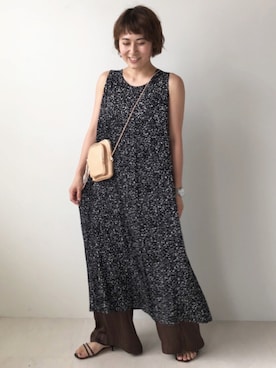 Bou Jeloudさん（レディース・154cm）の夏コーディネート