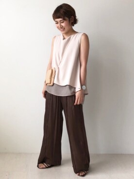 Bou Jeloudさん（レディース・154cm）の夏コーディネート