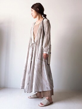 「Bab Bou Jeloud（バブブージュルード）のアイテム」を使った、Bou Jeloudさん（レディース・160cm）の夏コーディネート