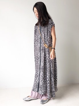 「アイテム（ワンピース、その他）」を使った、Bou Jeloudさん（レディース・160cm）の夏コーディネート