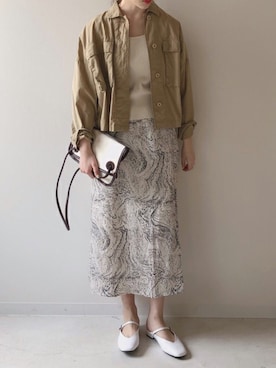 Bou Jeloudさん（レディース・160cm）の春コーディネート