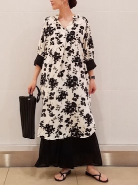 「アイテム（ワンピース、その他）」を使った、Bou Jeloudさん（レディース・166cm）の夏コーディネート