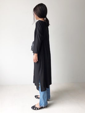 「アイテム（ボディバッグ/ウエストポーチ）」を使った、Bou Jeloudさん（レディース・160cm）の夏コーディネート