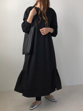 「Bou Jeloud（ブージュルード）のアイテム（バレエシューズ）」を使った、Bou Jeloudさん（レディース・162cm）の夏コーディネート