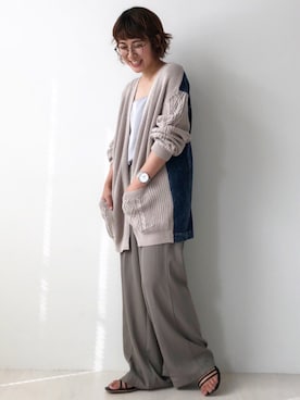 Bou Jeloudさん（レディース・154cm）の夏コーディネート