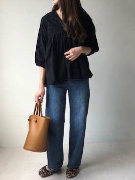 Bou Jeloudさん（レディース・164cm）の秋コーディネート