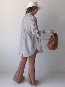 Bou Jeloudさん（レディース・162cm）の秋コーディネート