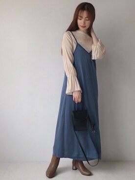 Bou Jeloudさん（レディース・162cm）の秋コーディネート