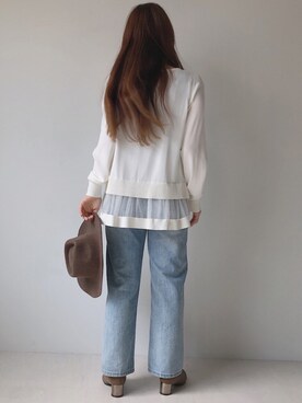 Bou Jeloudさん（レディース・160cm）の秋コーディネート