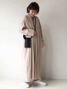 Bou Jeloudさん（レディース・154cm）の秋コーディネート