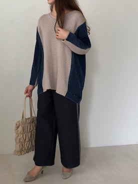 Bou Jeloudさん（レディース・164cm）の秋コーディネート