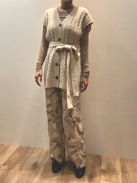 Bou Jeloudさん（レディース・163cm）の秋コーディネート