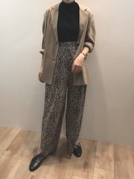 Bou Jeloudさん（レディース・163cm）の秋コーディネート