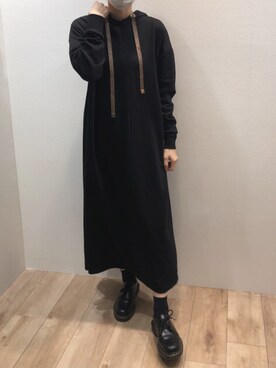 「ラブアンドピース2020」｜「アイテム（ワンピース/ドレス）」を使った、Bou Jeloudさん（レディース・163cm）の秋コーディネート