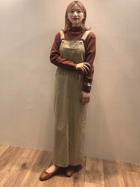 「ラブアンドピース2020」｜「アイテム（バレエシューズ）」を使った、Bou Jeloudさん（レディース・154cm）の秋コーディネート