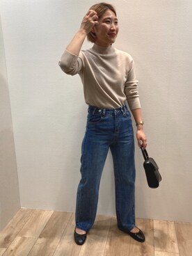 「ラブアンドピース2020」｜「アイテム（バレエシューズ）」を使った、Bou Jeloudさん（レディース・158cm）の秋コーディネート
