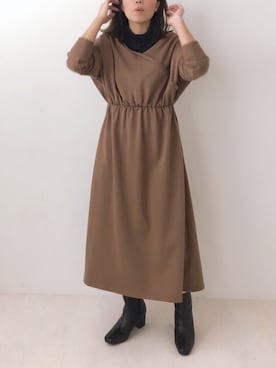 Bou Jeloudさん（レディース・157cm）の秋コーディネート