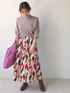 Bou Jeloudさん(レディース・162cm)の秋コーディネート