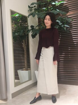 Bou Jeloudさん（レディース・163cm）の秋コーディネート