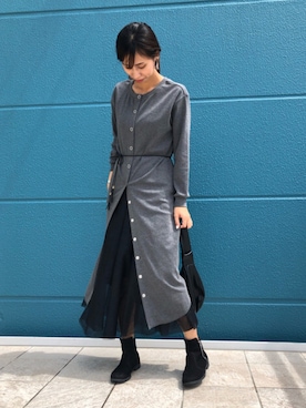 Bou Jeloudさん(レディース・160cm)の秋コーディネート