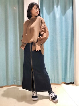 Bou Jeloudさん（レディース・163cm）の秋コーディネート