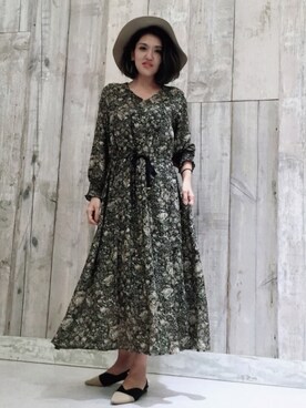 Bou Jeloudさん（レディース・163cm）の秋コーディネート