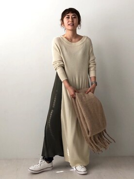 Bou Jeloudさん(レディース・154cm)の秋コーディネート