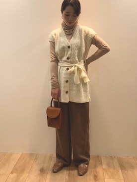 Bou Jeloudさん（レディース・158cm）の秋コーディネート