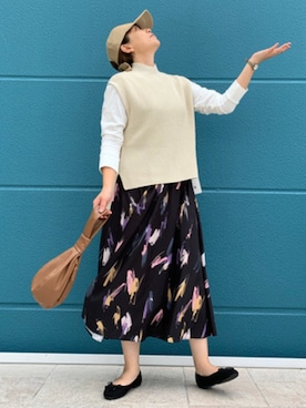 Bou Jeloudさん（レディース・160cm）の秋コーディネート