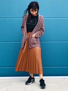 Bou Jeloudさん（レディース・165cm）の秋コーディネート