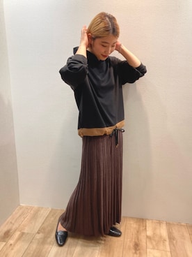 Bou Jeloudさん（レディース・158cm）の秋コーディネート