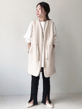 Bou Jeloudさん（レディース・160cm）の秋コーディネート