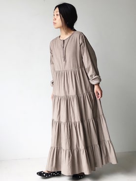 「Bab（バブ）のアイテム」を使った、Bou Jeloudさん（レディース・160cm）の秋コーディネート