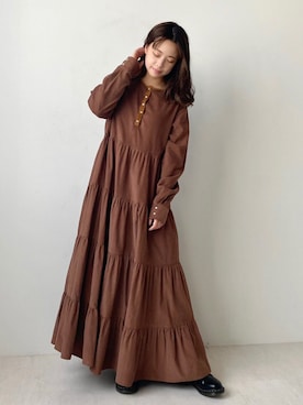Bou Jeloudさん（レディース・157cm）の秋コーディネート