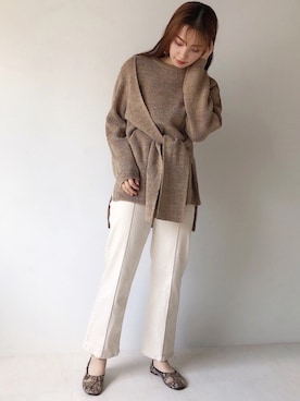 Bou Jeloudさん（レディース・162cm）の秋コーディネート