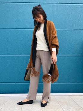 Bou Jeloudさん（レディース・163cm）の秋コーディネート