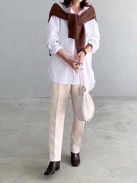 Bou Jeloudさん（レディース・160cm）の秋コーディネート