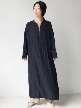 「Bou Jeloud（ブージュルード）のアイテム（バレエシューズ）」を使った、Bou Jeloudさん（レディース・160cm）の秋コーディネート