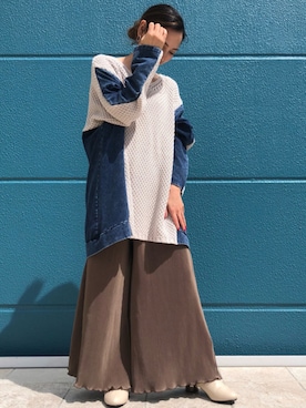 Bou Jeloudさん（レディース・148cm）の秋コーディネート