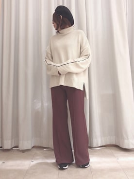 Bou Jeloudさん（レディース・160cm）の秋コーディネート