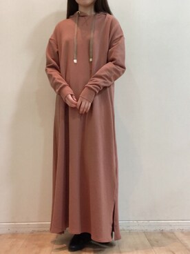 「Bab（バブ）のアイテム」を使った、Bou Jeloudさん（レディース・156cm）の秋コーディネート