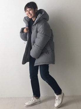 Bou Jeloudさん（レディース・154cm）の秋コーディネート