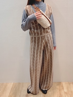 Bou Jeloudさん（レディース・155cm）の秋コーディネート