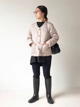 Bou Jeloudさん（レディース・160cm）の秋コーディネート