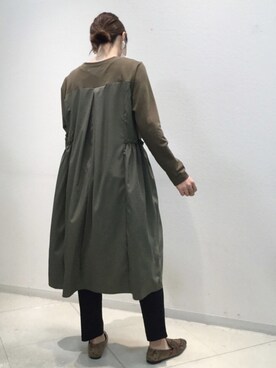 「Bou Jeloud（ブージュルード）のアイテム（チュニック）」を使った、Bou Jeloudさん（レディース・163cm）の秋コーディネート