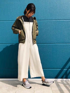 「Bou Jeloud（ブージュルード）のアイテム（ブルゾン）」を使った、Bou Jeloudさん（レディース・165cm）の秋コーディネート