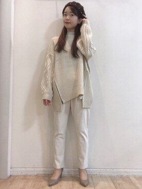 Bou Jeloudさん（レディース・156cm）の秋コーディネート