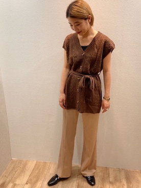 Bou Jeloudさん（レディース・158cm）の秋コーディネート